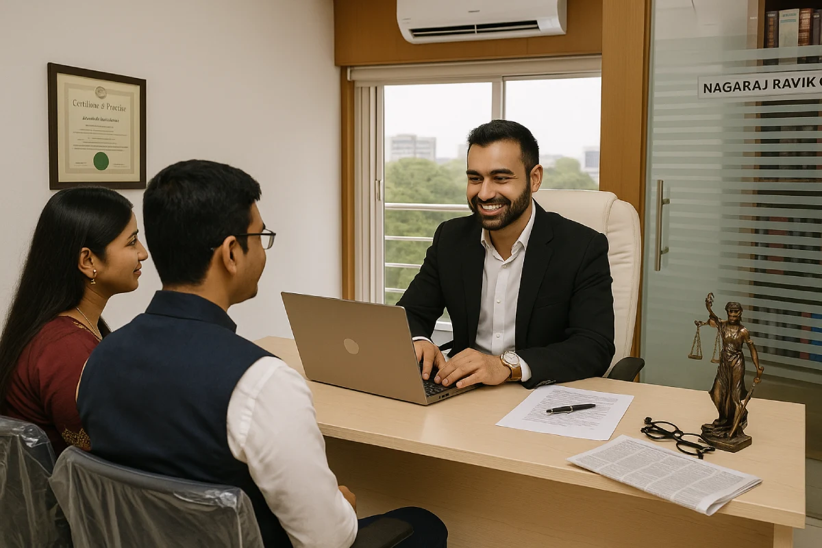 Divorce consultation with divorce Lawyers in Bangalore at Prashastha Legal office