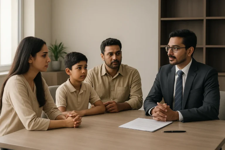 Child Custody in India consultation on Types of Child Custody with Indian lawyer and family