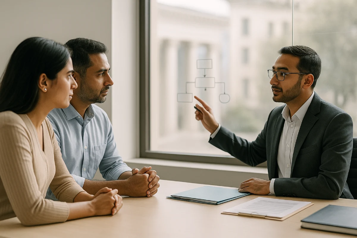 How Divorce Mediation Works — mediator explains process to Indian couple