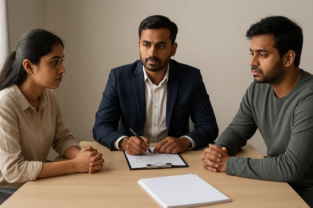 Extramarital affair legal in India: family court mediator with Indian parents