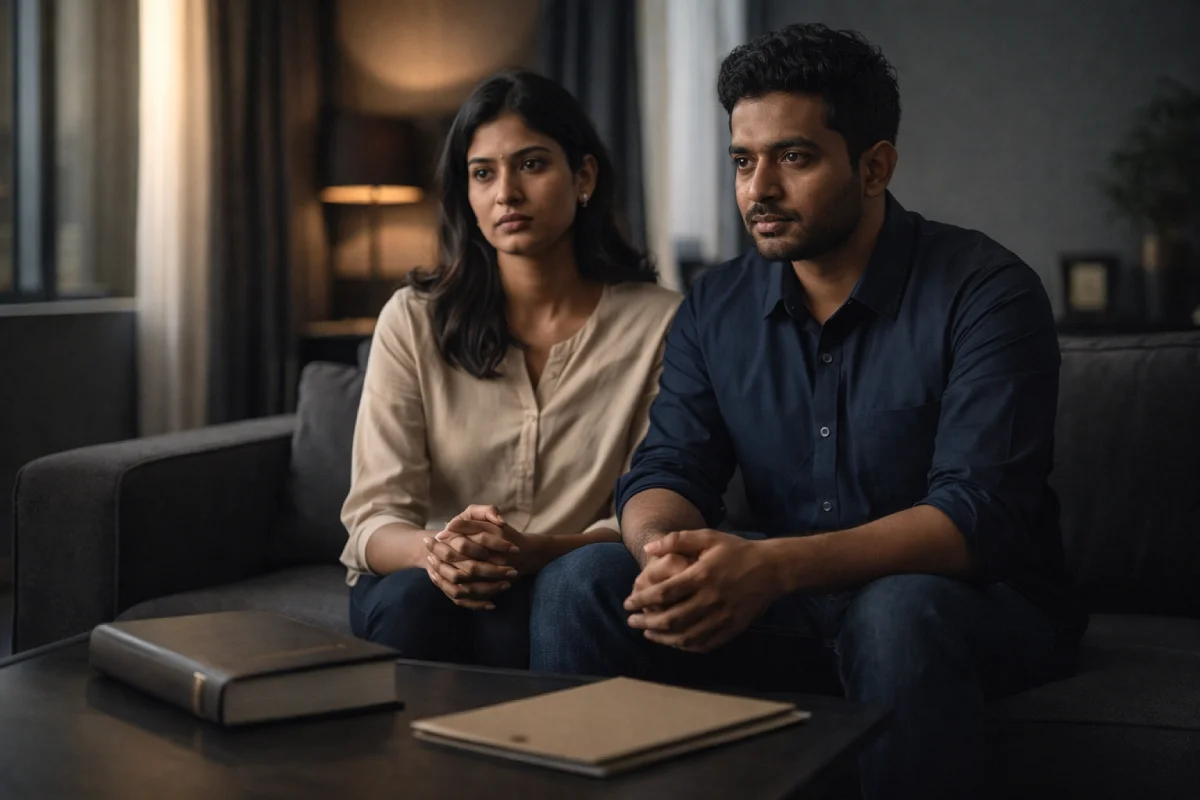 Presumption of marriage in India: couple in live-in relationship at home